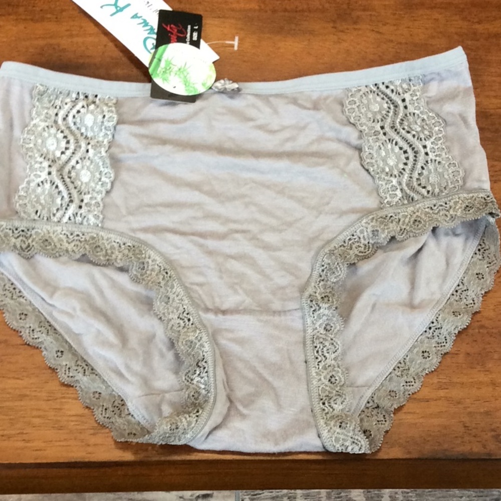Grey cotton panties